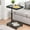 Black&Gold-S, variant on Yabanana C Shaped Side Table End Table, 360° Swivel and Adjustable Height Side Table Sofa Table for Couch(Black)