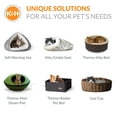 thumbnail image 7 of K&H Pet Products Knitted Pet Bed Gray 17 X 4 Inches, 7 of 7