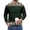 Army Green, variant on Men's St. Patrick's Day Irish Shamrock Crew Neck Long Sleeve Pullover Sweatshirt St Patrick's Day Top