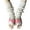 Shallow Apricot, variant on Knitted Arm Warmer Thumb Hole Stretchy Gloves Women Long Half Finger Gloves