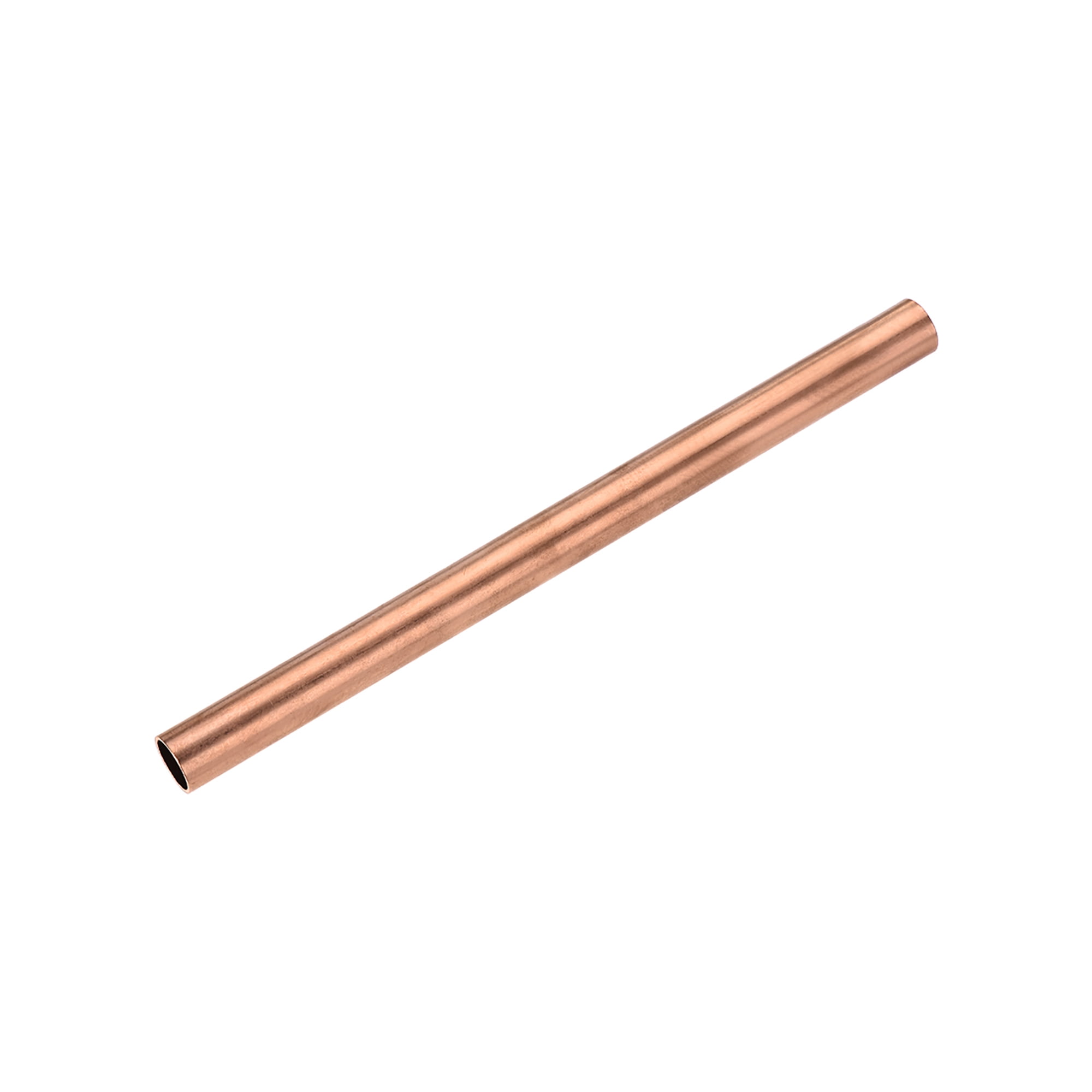 Copper Round Tube 14mm OD 1mm Wall Thickness 200mm Length Straight