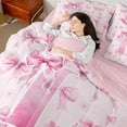 thumbnail image 4 of Castle Fairy Bowtie Personalized Initial L Twin Bedding Sets,Dreamy Bedding Comforter Set, 4 of 8