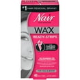 thumbnail image 2 of Pack of (4) Nair Hair Remover Wax Ready Strips, Face and Bikini Hair Removal Wax Strips, 40 Count, 2 of 4