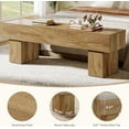 thumbnail image 6 of Tribesigns 63“ Long Entryway Bench, Farmhouse Wooden Dining Bench, Indoor End of Bed Bench, 6 of 6