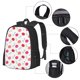 thumbnail image 2 of Balery Red Lips 1 Mochila para hombre y mujer - Tela Oxford 600D resistente - Gran capacidad, resistente al agua, ideal para la escuela, viajes y senderismo, 2 of 6