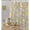 Yellow, variant on Daniel's Pink Melrose Shower Curtain with Scarf Swag, Sheer Material