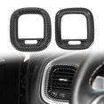 thumbnail image 3 of Car Center Console Side Air Outlet Cover Dashboard Side Air Conditioning Air Vent Panel Decoration Frame Car Dashboard Side Air Vent Cover Replacement For RT SXT 2015 to 2023, 3 of 7