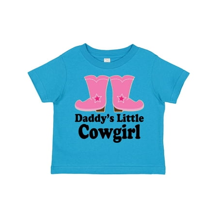 

Inktastic Daddy s Little Cowgirl Girls Toddler T-Shirt