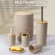 thumbnail image 4 of Juego de 6 Piezas para Baño | Set de Accesorios de Plastico Para Baño | Kit de 6 pzas Modernos para Baño | Accesorios de Bambu, 4 of 5