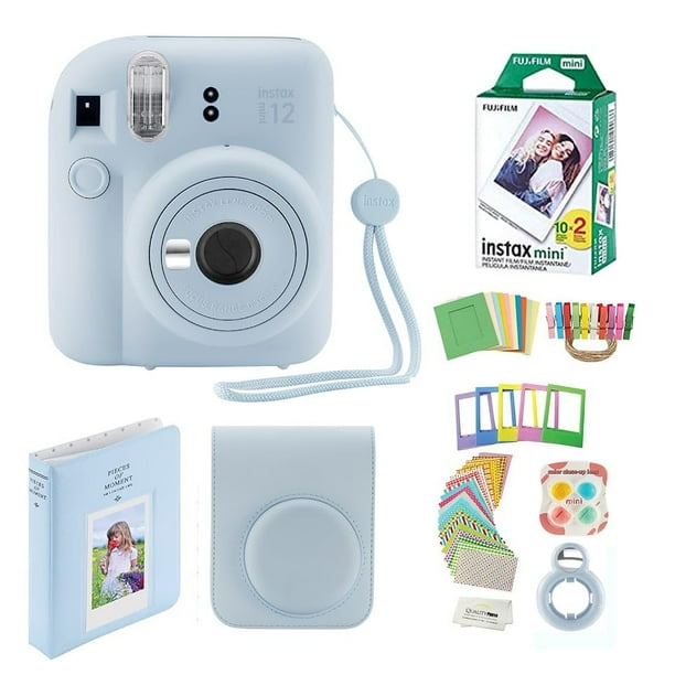 Cámara instantánea Fujifilm Instax Mini 12 con funda y 20 impresiones