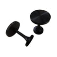 thumbnail image 3 of Esquirla 2 Pieces Curtain Holdbacks Decorative Curtain Holders Wall Mounted, Drapery Tieback Hooks Metal Drape Holder for Office Hotel Black, 3 of 8