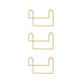 thumbnail image 4 of 3 perchas ahorradoras de espacio, perchas resistentes, perchas de viaje, perchas de almacenamiento de ropa para exteriores, para abrigos y vestidos Oro, 4 of 8