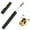 Black, variant on Bestsky Collapsible Fishing Rod,Stylish Gift Fishing Pole,Cold Weather Fishing Rod,Gold