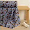 thumbnail image 4 of Soimoi Cotton Voile Fabric Musical Instruments,Monkey & Rat Cartoon Print Fabric by The Yard 56 Inch Wide, 4 of 7