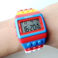 thumbnail image 3 of Unisex Rainbow Mens Women Plastic Big Digital Watch Multi-function Light Up Students Waterproof Alarm Diy Watches Clock, 3 of 5