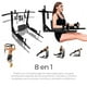 thumbnail image 4 of Barra de Dominadas, Home Gym 8 Ejercicios En 1, Soporta 400kg, Gimnasio en Casa, Fortalece Espalda Brazos y Mas, para Pared y Piso, Uso Rudo Fácil Instalación (Negro), 4 of 9