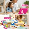 thumbnail image 7 of SUPNICE Shockproof Rugged Case for Samsung Galaxy Tab A11+ Plus 11” 2026 / A9+ Plus 11 Inch 2023 with Kickstand for Men Kids Toddler Boys Girls,Rose, 7 of 7