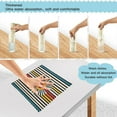thumbnail image 3 of Yayeee 6 Pack Kitchen Dish Cloths for Washing Dishes Soft Absorbent Microfiber Towels, Geometric Stripes, 3 of 9