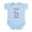 Sky Blue, variant on CafePress - Blue Heeler Slvr Infant Bodysuit - Baby Light Bodysuit, Size Newborn - 24 Months