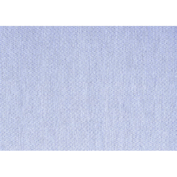 Ahgly Company Indoor Rectangle Solid Blue Modern Area Rugs, 8' x 12'
