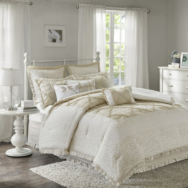 Home Essence Gretchen 9 Piece Cotton Percale Comforter Set Walmart