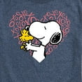 thumbnail image 3 of Peanuts - Snoopy Woodstock Xo Heart - Men's Short Sleeve Graphic T-Shirt, 3 of 6