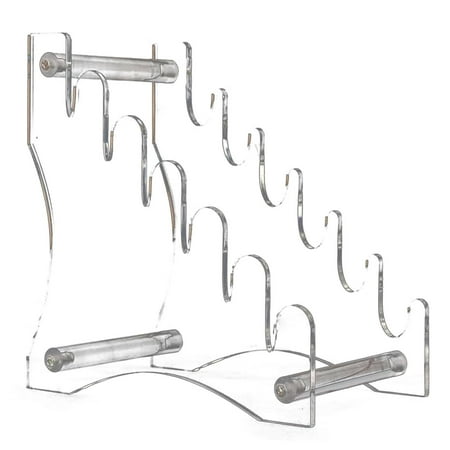 

Knife Display Stand | 2D Clear Acrylic Cutlery Block | Transparent Knife Holder Counter-top Cutlery Storage Knife Rack Display for Knife Organize and Storage