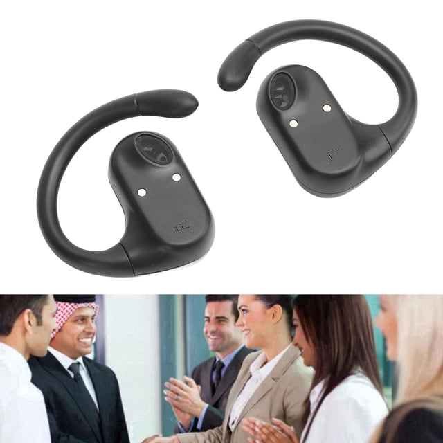 Casque de Traduction, Réduction de Bruit Supporte l'Entrée de 52 Langues Contrôle par Application Dispositif de Traduction Sans Fil pour Communiquer Musique Appel Téléphonique avec Traduction en Temps Réel AI