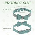 thumbnail image 2 of Mumup Cute Dog Collar with Bling Rhinestone, Bling Dog Collar Adjustable Leather Diamond Sparkling Jewel Accessories  Intended for Teacup/Cat/Small Medium Large Pet, 2 of 7