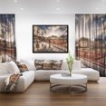 thumbnail image 3 of Designart - Pont sous la Pluie - Photo de Paysage Impression sur Toile Encadrée, 3 of 4