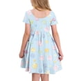 thumbnail image 6 of Grblisyd Girls Dresses Summer Short Sleeve Kids A Line Cute Cartoon Sundresses with Pockets for Casual 3-12 Y, 6 of 6