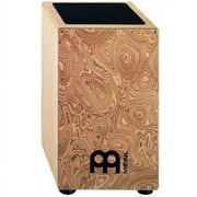 Meinl Percussion CAJ8MB-M String Pickup Cajon, Makah Burl Frontplate