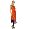 thumbnail image 4 of Bimba Women Ethnic Cotton custom Kurti Kurta Long Blouse Orange Top Tunic, 4 of 7