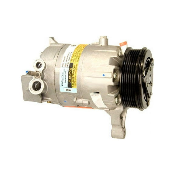 A/C Compressor - with Clutch - R-134A - 6 Groove - Compatible with 2006 - 2011 Chevy Impala 2007 2008 2009 2010