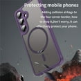 thumbnail image 4 of YEYKX Magnetic for Samsung Galaxy S24 5G Case [Compatible with MagSafe] [Military Grade Drop Protection] Translucent Matte Shockproof Phone Case,Purple, 4 of 8
