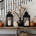 thumbnail image 6 of Homemory Flameless Candles, Outdoor Waterproof Flickering LED Battery Operated with Remote and Timers, Ivory Plastic, Set of 2, 6 of 13