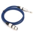 thumbnail image 1 of 6.35 Audio Cable, XLR Female Cable   For Capacitor Microphone For Microphone 5m / 16.4ft, 1 of 8