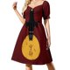 thumbnail image 3 of Vestido elegante de manga corta para mujer, ideal para bodas y carreras de caballos, para toda la temporada., 3 of 7