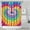 Colorful Rainbow Tie, variant on Colorful Tie Dye Mandala Pattern Shower Curtain 84"x72" ,Bathroom Decorative Shower Curtains Set with 12 Hooks,Modern Waterproof Washable Shower Curtain
