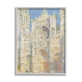 thumbnail image 4 of Stupell Industries Rouen Cathedral, West Facade Sunlight Claude Monet Painting Painting Gray Framed Art Print Wall Art, Design by one1000paintings, 4 of 5