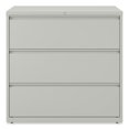 thumbnail image 2 of Alera Lateral File, 3 Legal/Letter/A4/A5-Size File Drawers, Light Gray, 42" x 18.63" x 40.25", 2 of 9