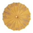 thumbnail image 3 of 16 costillas de palo retro retro decorativo a prueba de viento a prueba de agua, mango de madera portátil de madera clásico para fiestas de Amarillo, 3 of 8