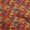 Maroon, variant on oneOone Georgette Viscose Blue Fabric Abstract Retro Floral Sewing Fabric By The Yard Printed Diy Clothing Sewing Supplies 42 Inch Wide