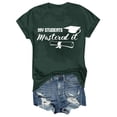 thumbnail image 5 of MEICHEN Graduation Gifts for Her: Senior 2026 Shirts Class Of 2026 T Shirt In My Senior Causal College Graduation Teacher Tee Tops Womens Spring Summer Tops, 5 of 6