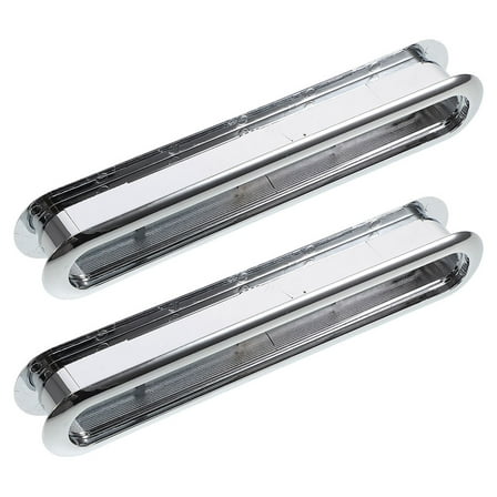 Raindrops 2PCS Ventilation Grille Air Vent Decorative Air Vent Grille RV Cabinet Air Vent Heat Dissipation Vent Cover for Cabinet Shoe Cabinet