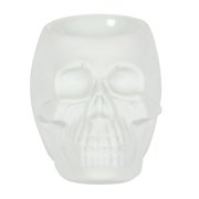 White Skull Oil Burner by Medieval Collectibles