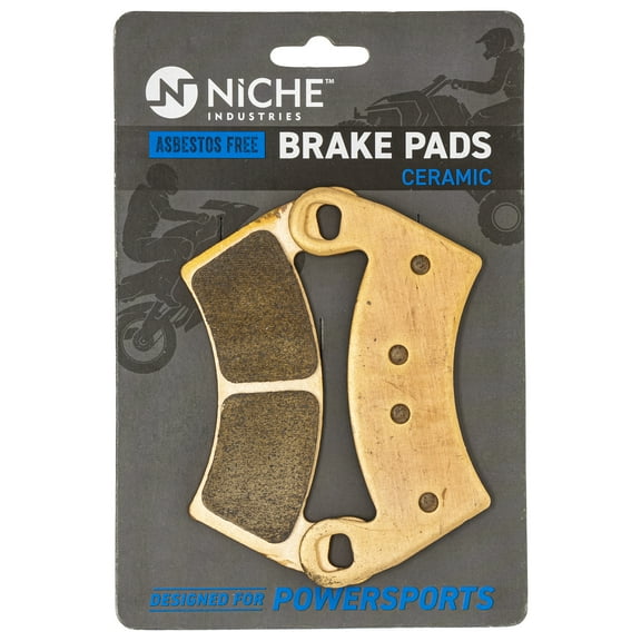 Niche Complete Brake Pad Set for Polaris RZR 900 Ceramic UTV 519-KPA2328D