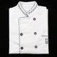 thumbnail image 1 of Chaqueta de manga corta para mujer para hombre Cocina Restaurante de cocina , L L Macarena Chaqueta de chef de manga corta, 1 of 8