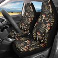 thumbnail image 2 of FUIALDOLG Mushroom Moon Botanical Print Car Accessories Protectors for Women, Full Set of 2 Car Seat Covers Washable Stretch Vehicle Seat Covers, 2 of 8