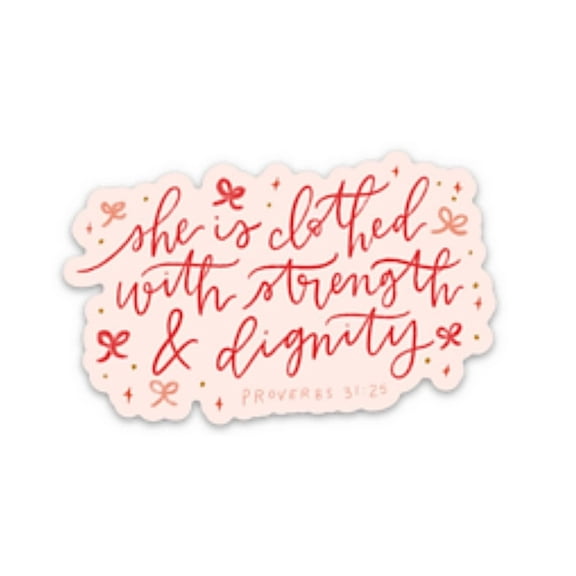 Magnet | Proverbs 31 | She Is Clothed With Strength Dignity